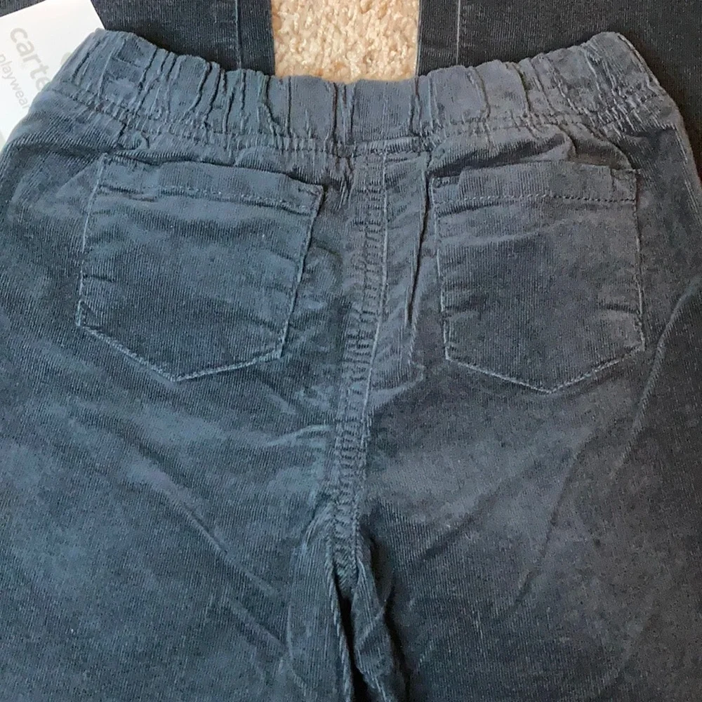 Carter’s Corduroy Pull-on Pants NWT Girls Size 6x Black
